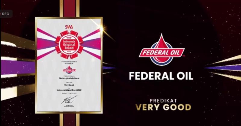 Federal Oil raih penghargaan dari Indonesia Original Brand 2022