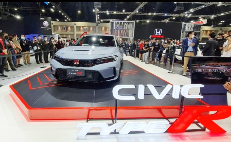 All New Honda Civic Type R terbaru tampil perdana di Thailand International Motor Expo 2022, di kota Bangkok