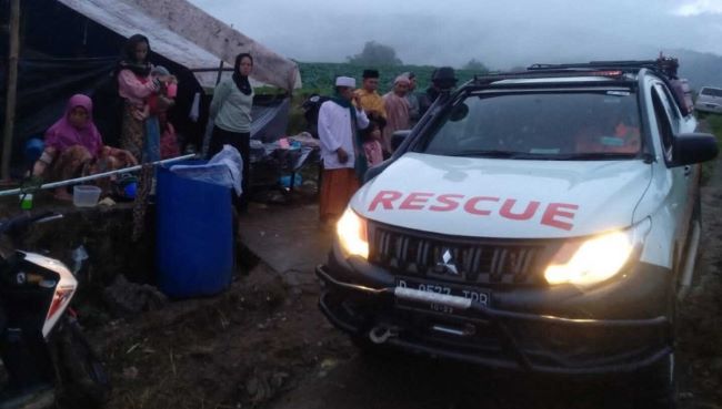 Mitsubishi mengalirkan bantuan kepada korban gempa di Cianjur