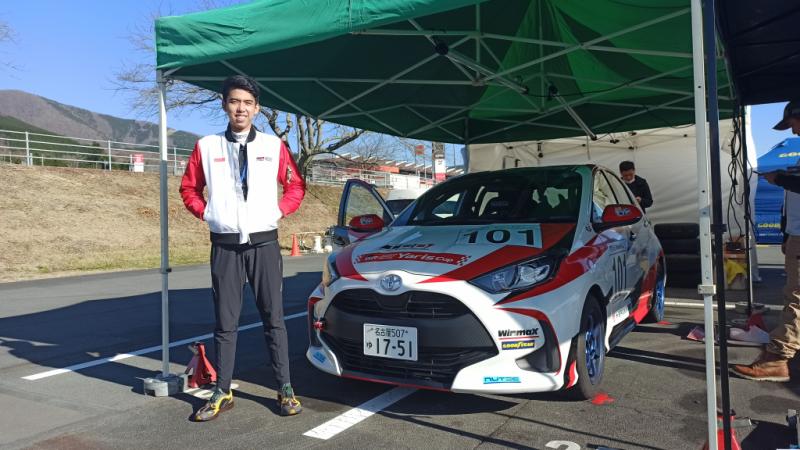 Jordan Johan, pembalap TGRI arungi kejuaraan Grand Final Toyota Yaris Cup 2022 di Fuji Speedway International, Jepang (foto: hf)