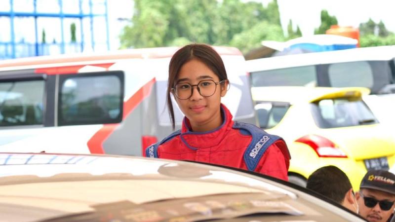 Hashina Setioyumna sukses mengukir prestasi baru di Jabebaka 3in1 Auto Sport Championship 2022 (ist)