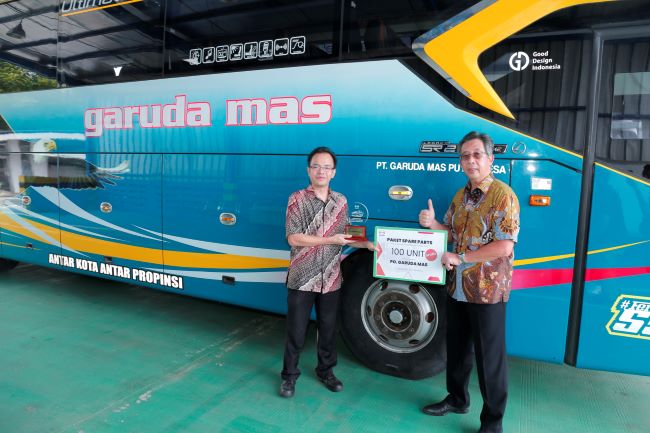 Bus Hino dari armada Garuda Mas mampu melampaui 1 juta kilometer dalam operasi
