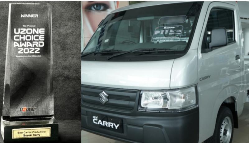 Suzuki New Carry Raih Penghargaan Sebagai Best Car For Productivity Pada Uzone Choice Award 2022
