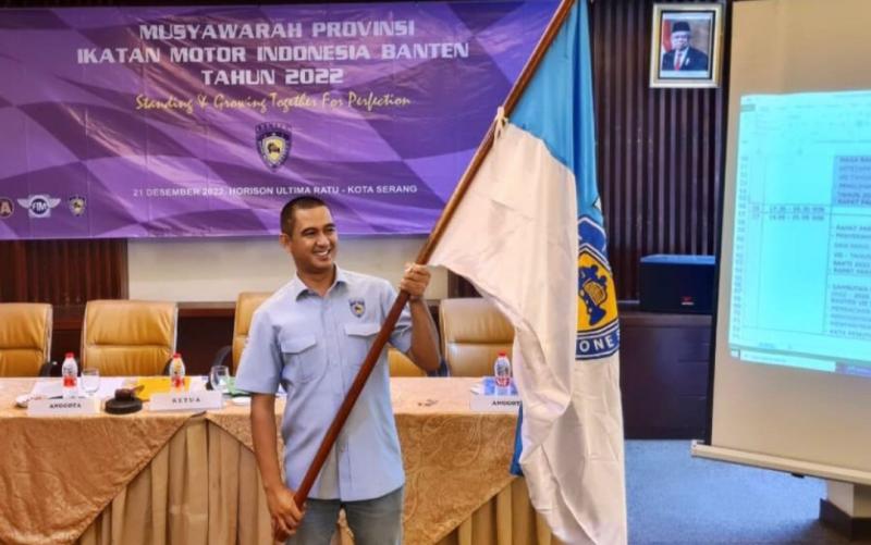 Tubagus Roy kembali terpilih sebagai Ketua IMI Provinsi Banten, untuk periode ke-2 masa bakti 2022-2026, pada Musprov IMI Banten 2022 di kota Serang hari ini