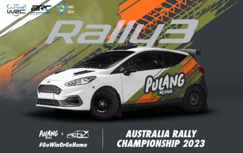 Perally muda asal Yogyakarta, Gandewa Dalbo (21 tahun) bersama Team Pulang Menang berkomitmen mengikuti 6 round Australia Rally Championsip 2023
