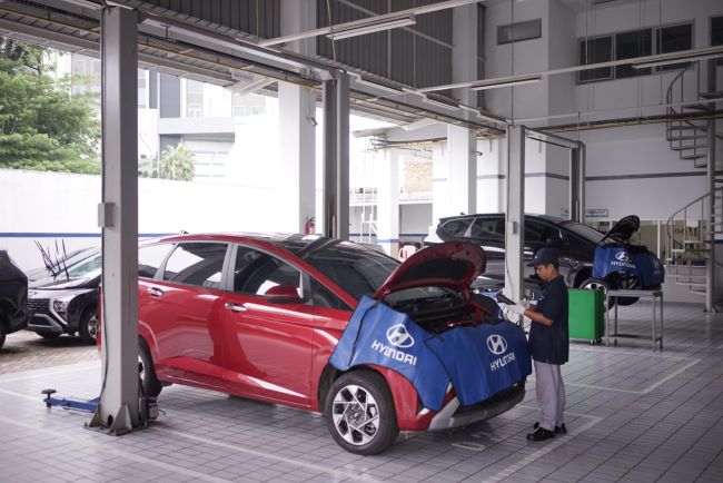Hyundai  Stargazer mendapatkan perawatan masksimal di dealer di Lampung