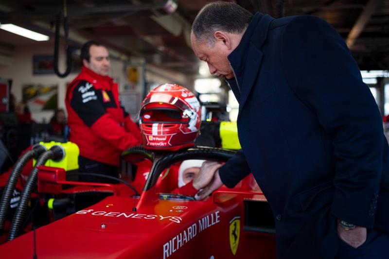 Fred Vasseur dan Charles Leclerc lakoni reuni di Ferrari pada musim 2023. (Foto: scuderiaferrari)