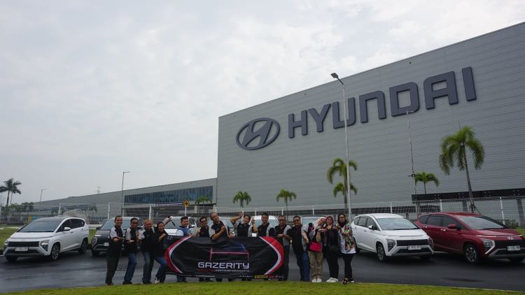 Komunitas Stargazer bernama GAZERITY melakukan kunjungan ke pabrik Hyundai di Cikarang, Kabupaten Bekasi Jawa Barat