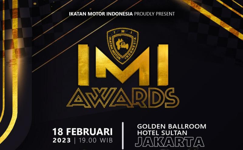 Tiga IMI Provinsi di Jawa dan 3 dari luar Pulau Jawa, masuk nominasi IMI Terbaik, pada IMI Awards di Grand Ballroom Sultan hotel Senayan Jakarta, Sabtu (18/2/2023) 