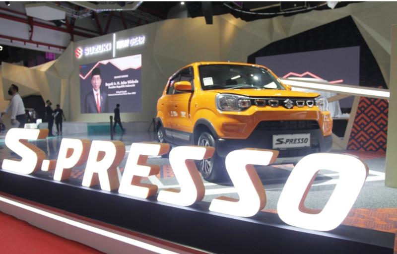 Suzuki S-Presso versi pembaruan makin cling dengan mesin anyar dan tambahan fitur-fitur baru tampil di pameran otomotif IIMS 2023, 16-26 Februari di JIExpo Kemayoran Jakarta