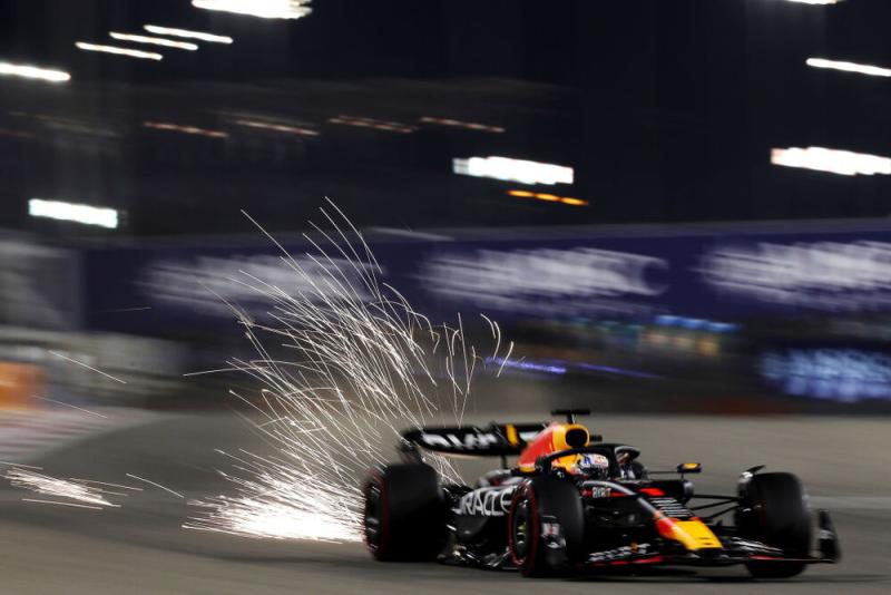 RB19 besutan Max Verstapoen dan Sergio Perez sukses catatkan front row perdana F1 musim kompetisi tahun ini di GP Bahrain. (Foto: formula1)