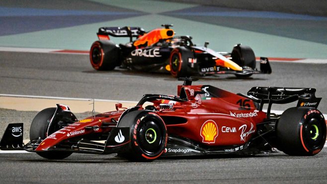Ferrari dan Red Bull di Bahrain, bakal ketat lagi di sepanjang musim 2023. (Foto: formula1)