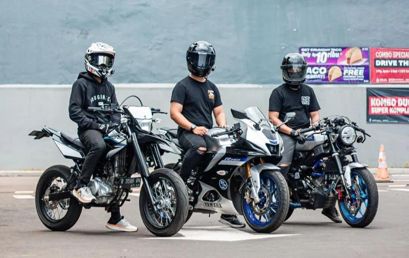 Keseruan Ride dan Games Perdana Bersama Konsumen Yamaha Sport Series