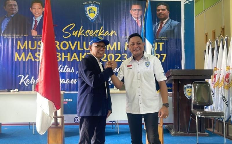  Jack de Breving sebagai Ketua IMI Maluku Utara pada Musprov IMI Maluku Utara, 25 Maret 2023 kemarin 