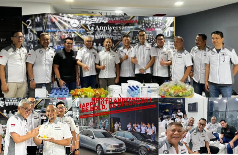 Syukuran Genap Satu Dekade Mercedes-Benz W204 Club Indonesia, Be Bold Be Stronger!