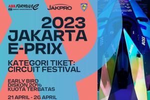 Tiket Jakarta E-Prix 2023 Mulai Dijual Hari Ini, Early Bird Diskon 20 Persen Untuk 6 Hari ke Depan