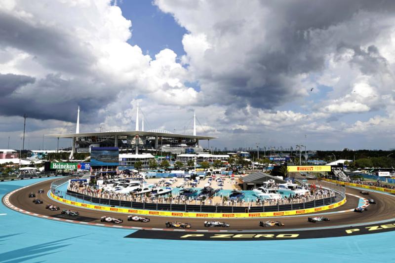 Trek Miami di Florida, bisa kacaukan GP AS jika awan gelap di sekitarnya menjadi hujan lebat. (Foto: f1)