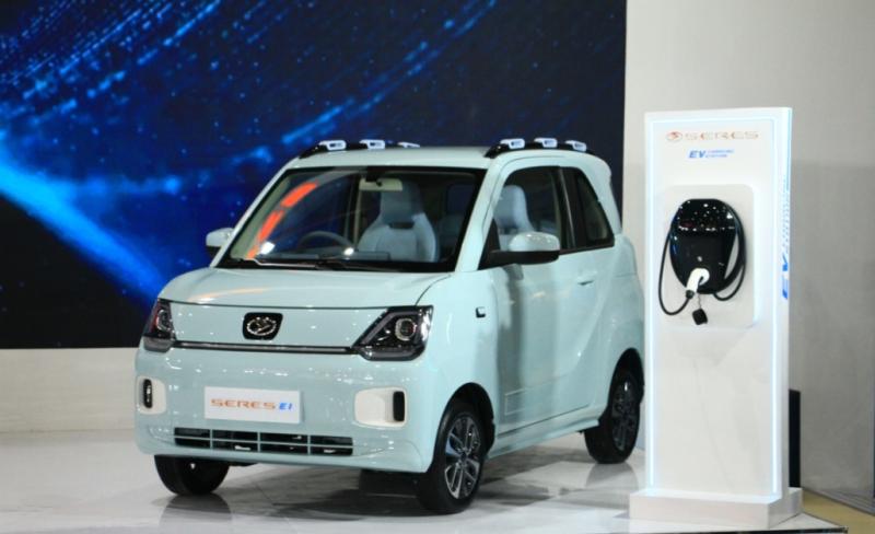 SERES E1 produk kendaraan listrik terbaru dari PT Sokonindo Automobile jadi primadona di PEVS 2023