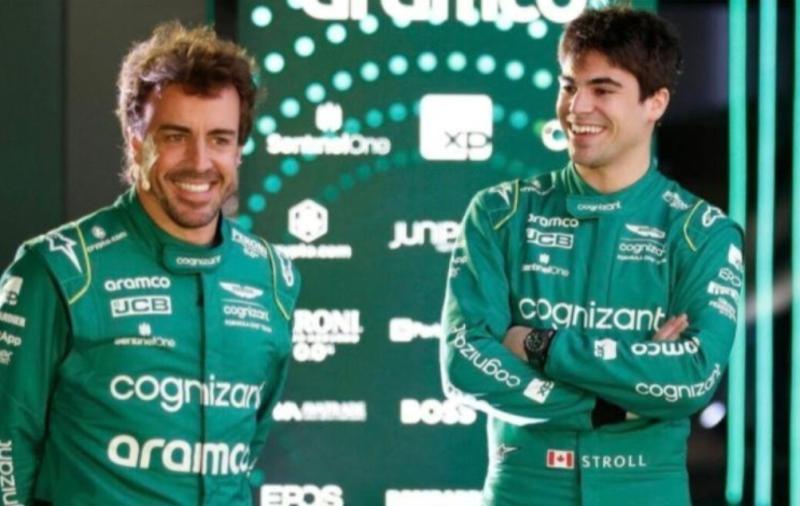Duet Aston Martin Fernando Alonso dan Lance Stroll, belum pasti langgeng hingga 2026. (Foto: marca)