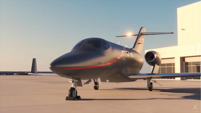 Tampilan futuristo dan mewah pesawat anyar HondaJet Elite II 