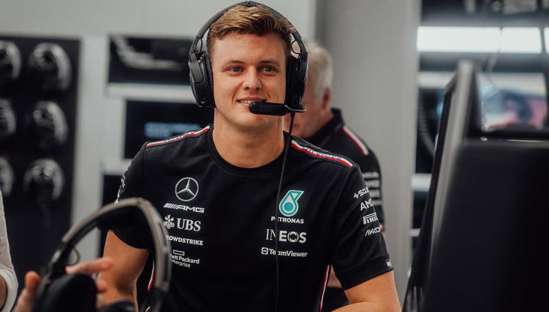 Mick Schumacherr (Jerman) bakal lakoni debutnya di Mercedes pekan depan. (Foto: mercedes)