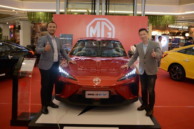 MG bawa mobil listrik canggihnya MG4 EV ke Kota Pekanbaru, Riau
