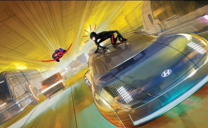 Kolaborasi Epic Hyundai dan Sony Pictures lewat aksi Hyundai IONIQ 5 dan IONIQ 6 di Spider-Man: Across the Spider-Verse