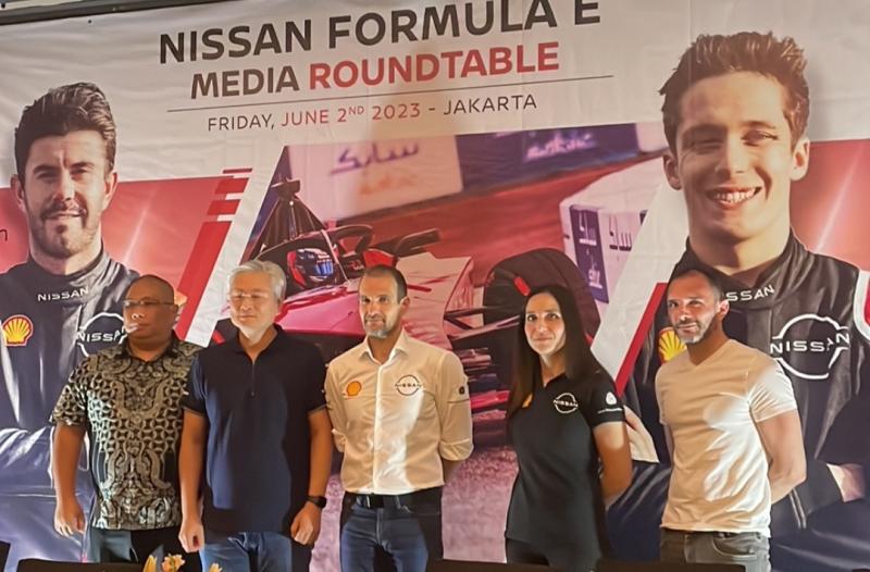 Tim Formula E Nissan hadir di Jakarta E-Prix, siap jinakkan tantangan mobil Gen3 di double header race