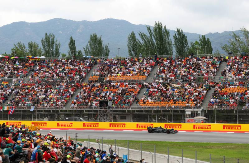 GP Spanyol 2023 yang sepi pertarungan di baris depan. (Foto: f1)