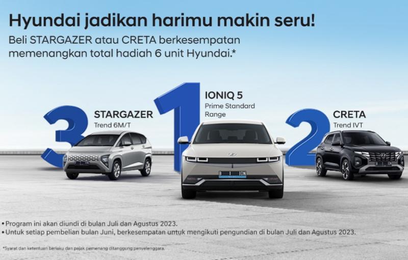 Beli Hyundai Stargazer dan Creta di Bulan Juni 2023, banyak untungnya