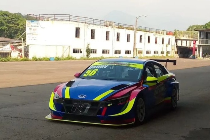Jadwal balap mobil ISSOM 2023 kembali mundur, Hyundai Elantra N TCR ikut tertunda debut kelas ITCR 3600 Max di Sentul International Circuit, Bogor. (foto : boy sigma)