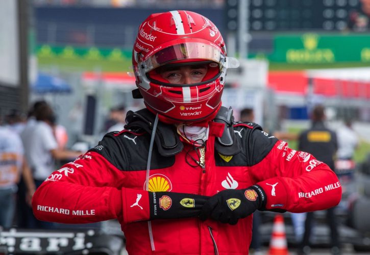 Charles Leclerc (Monaco/Ferrari) punya misi khusus ke GP Inggris akhir pekan ini. (Foto: f1i)