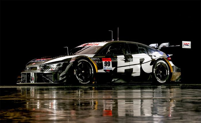 Model gahar mobil balap Honda Civic Type R-GT yang bakal mengikuti berbagai event balap dunia