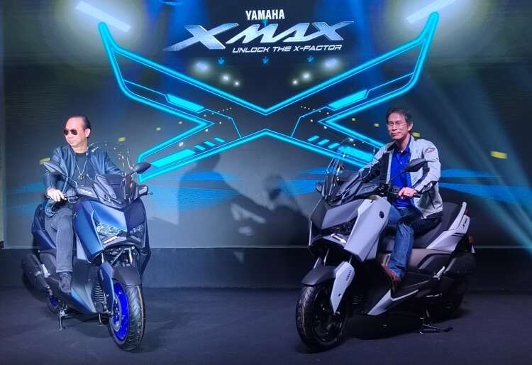 Tampilan keren motor Yamaha XMax 250 model 2023 yang lebih gahar