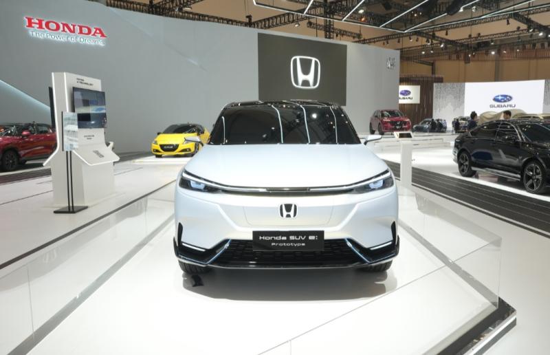 Mobil konsep Honda SUV e:Prototype untuk pertama kalinya dipamerkan di pameran otomotif GIIAS 2023 