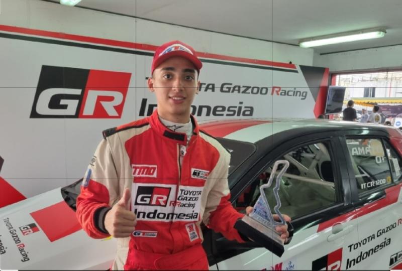 Andalkan All New Toyota Agya GR Sport, Amato Rudolph Sabet Trofi Juara 1 Kelas ITCR 1200 di ISSOM 2023