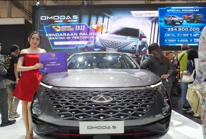 Chery OMODA 5 Raih Most Driven Car di Ajang GIIAS 2023, Terbanyak Dites Drive Pengunjung 