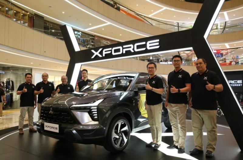 Mitsubishi XFORCE juga mulai diperkenalkan di Mall Tunjungan Plaza 6 Surabaya Jawa Timur