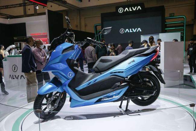 Motor listrik ALVA tampil menggoda di pameran otomotif