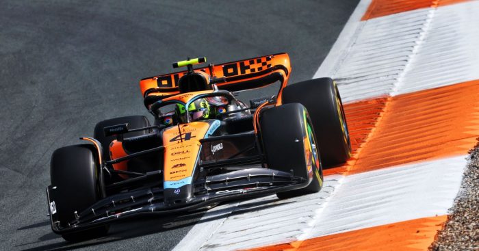 Lando Norris (Inggris/McLaren), sahabat yang mendadak jadi ancaman Max Verstappen di GP Belanda. (Foto: f1)