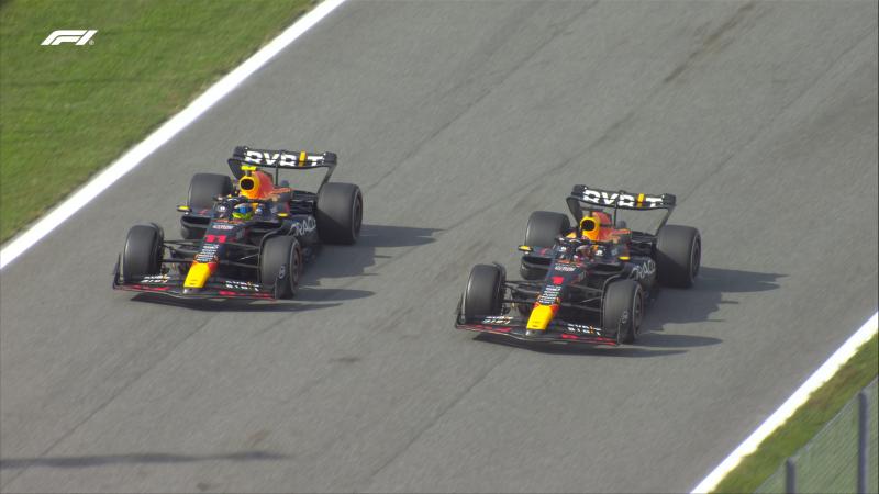 Duet Red Bull Racing Max Verstappen dan Sergio Perez jelang akhir perburuan gelar 2023. (Foto: f1)