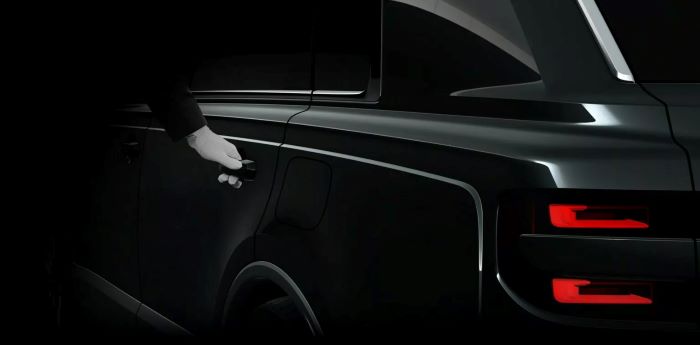 Teaser SUV Toyota Century yang bakal menjadi andalan baru dari Toyota
