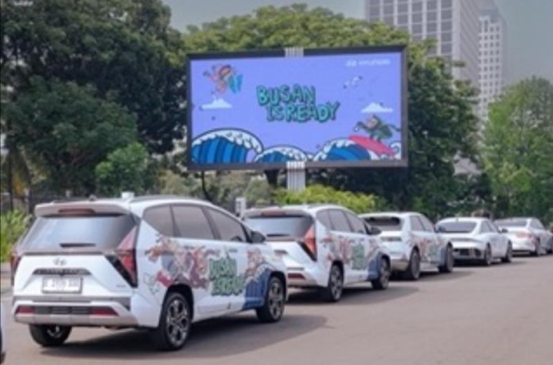Dukung Kota Busan menjadi tuan rumah World Expo 2030, Hyundai perkenalkan Art Car baru di KTT ASEAN 2023 Jakarta