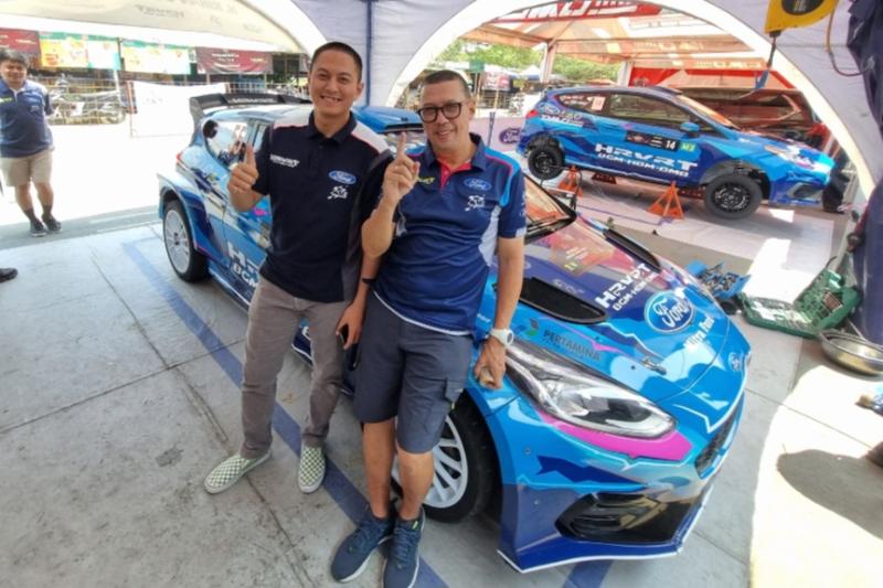 Terapkan Strategi Jitu, H Rihans Variza Perally Andalan HRVRT Puncaki Klasemen Kejurnas Sprint Rally 2023