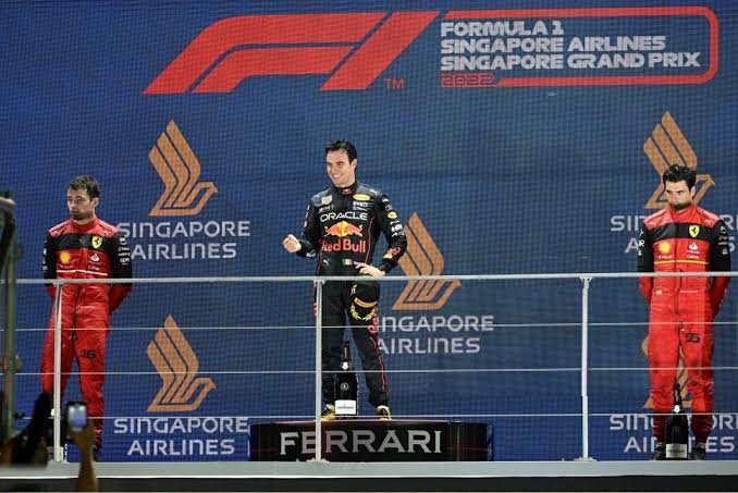 Podium GP Singapura 2022, saatnya Ferrari ke P1 pada musim 2023. (Foto: ist)