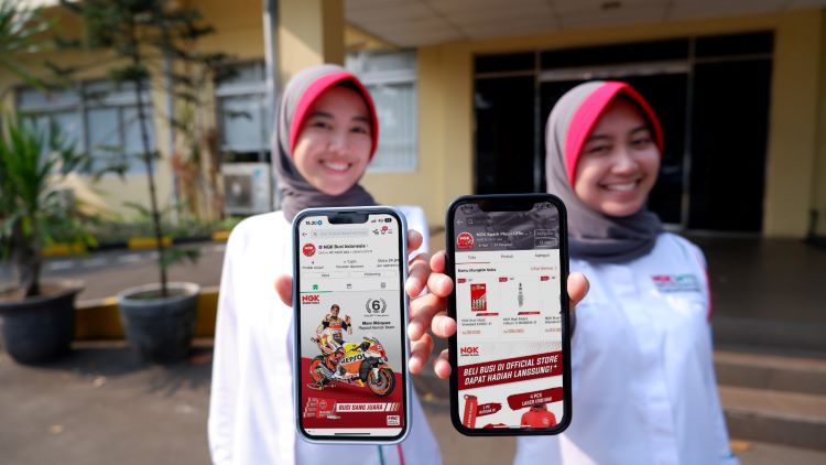 NGK Busi Indonesia Resmi Buka Official Store di Shopee dan Tokopedia