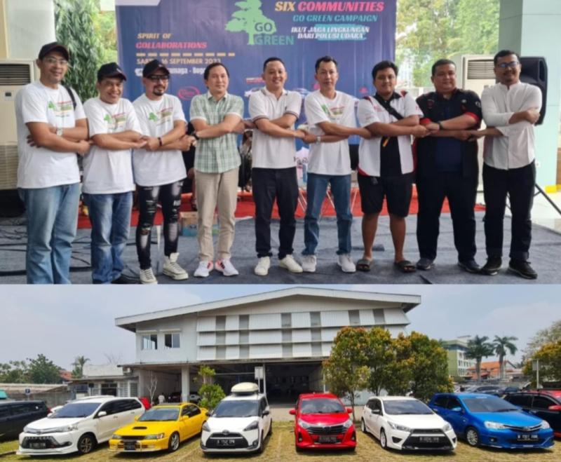 6 Toyota Owner Club berkolaborasi dengan GT Radial dan Auto2000 Dramaga Bogor kampanye udara bersih di Indonesia