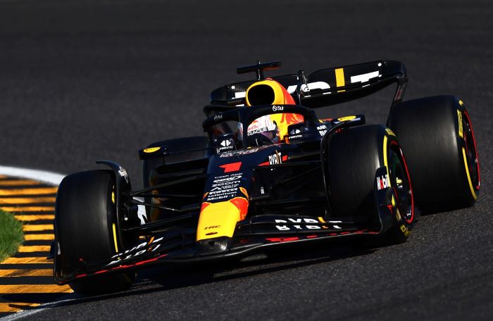 Tim Red Bull Racing Honda berkibar di seri balap F1 Grand Prix Jepang