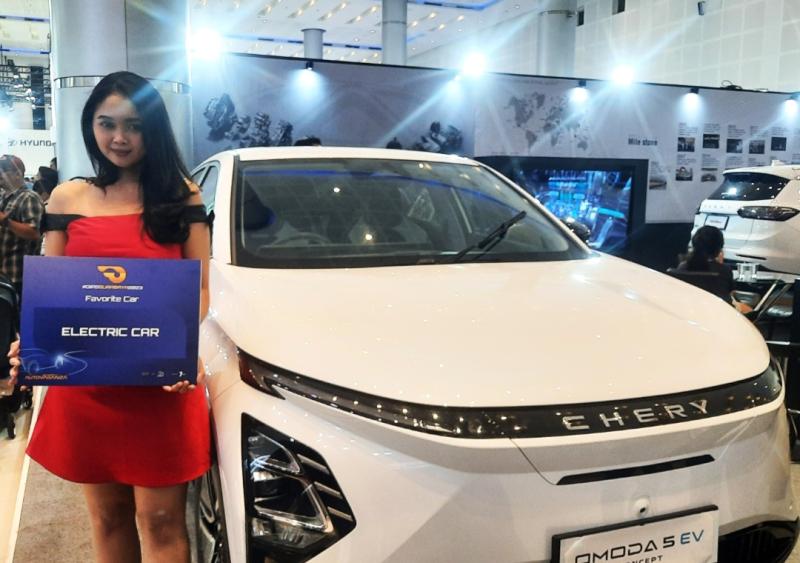 Chery Omoda 5 EV dinobatkan sebagai mobil listrik favorit di GIIAS 2023