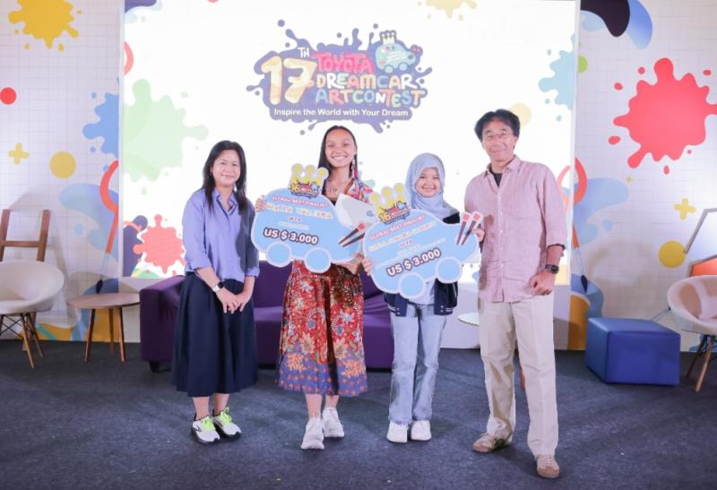 Karya Future Mobility 2 Anak Indonesia Menjadi The Best Finalist di Global Toyota Dream Car Art Contest ke-16